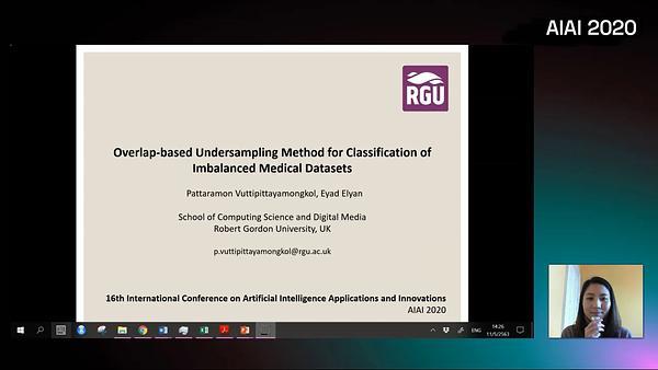 Overlap-based Undersampling Method for Classification of Imbalanced Medical Datasets