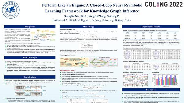 Perform Like an Engine: A Closed-Loop Neural-Symbolic Learning Framework for Knowledge Graph Inference