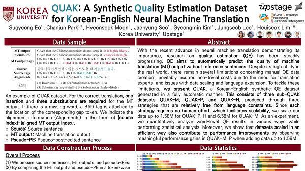 QUAK: A Synthetic Quality Estimation Dataset for Korean-English Neural Machine Translation