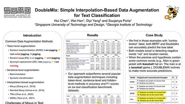 DoubleMix: Simple Interpolation-Based Data Augmentation for Text Classification