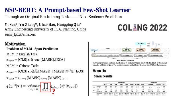 NSP-BERT: A Prompt-based Few-Shot Learner Through an Original Pre-training Task —— Next Sentence Prediction