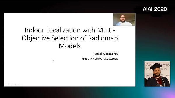 Indoor Localization with Multi-Objective Selection of Radiomap Models