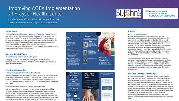 Improving ACEs Implementation at Frayser Health Center 