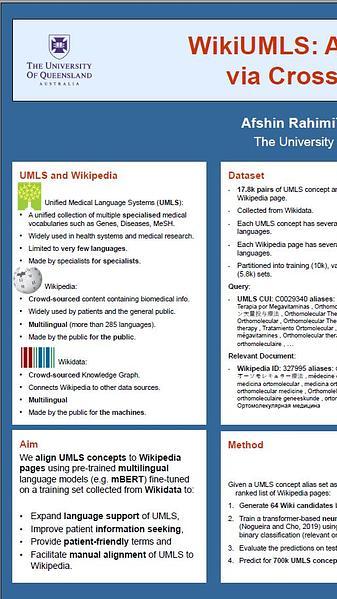 WikiUMLS: Aligning UMLS to Wikipedia via Cross-lingual Neural Ranking