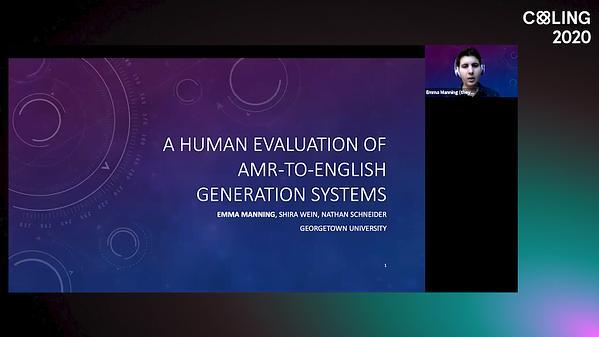 A Human Evaluation of AMR-to-English Generation Systems