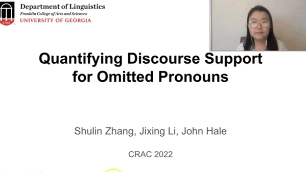 Quantifying Discourse Support for Omitted Pronouns
