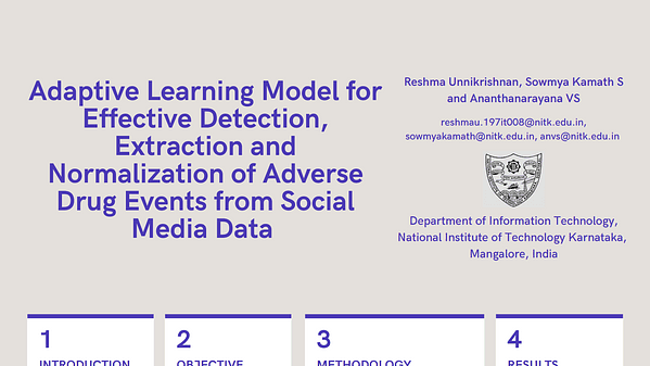 Adaptive Learning Model for Effective Detection, Extraction and Normalization of Adverse Drug Events from Social Media Data