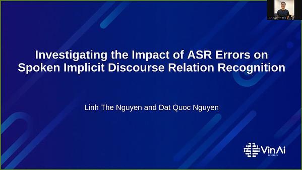 Investigating the Impact of ASR Errors on Spoken Implicit Discourse Relation Recognition