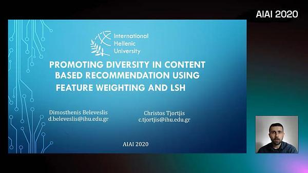 Promoting Diversity in Content Based Recommendation Using Feature Weighting and LSH