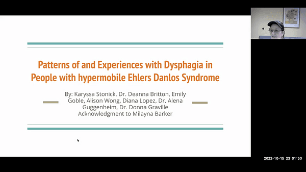 Patterns of dysphagia in people with hypermobile Ehlers Danlos Syndrome