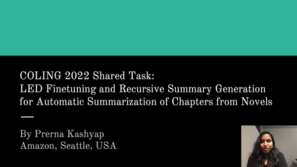 LED Finteuning and Recursive Summary Generation for Automatic Summarization of Chapters from Novels