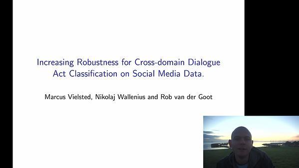 Increasing Robustness for Cross-domain Dialogue Act Classification on Social Media Data