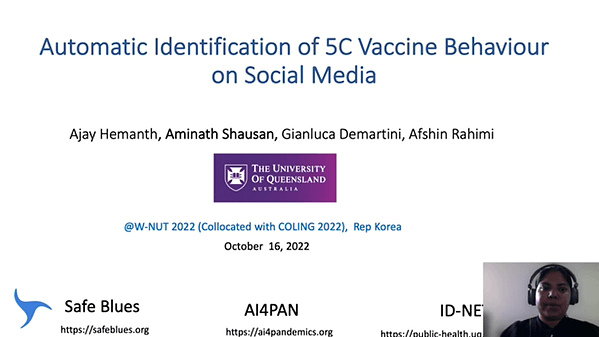 Automatic Identification of 5C Vaccine Behaviour on Social Media