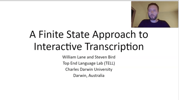 A Finite State Aproach to Interactive Transcription