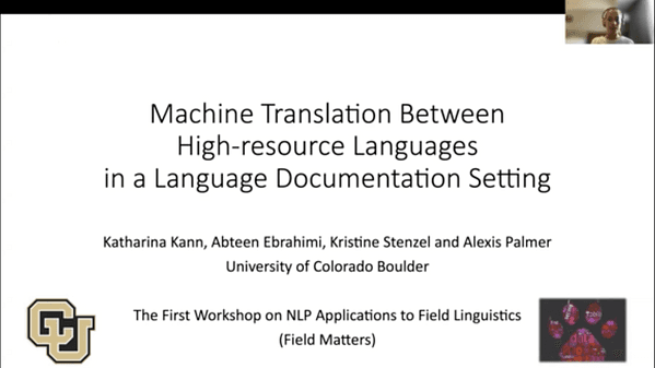 Machine Translation Between High-resource Languages in a Language Documentation Setting