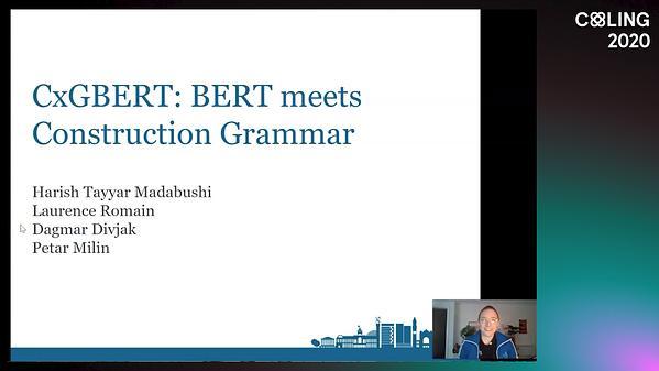 CxGBERT: BERT meets Construction Grammar