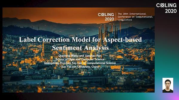 Label Correction Model for Aspect-based Sentiment Analysis
