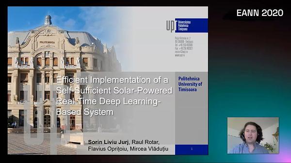 Efficient Implementation of a Self-Sufficient Solar-Powered Real-Time Deep Learning-Based System