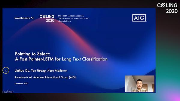 Pointing to Select: A Fast Pointer-LSTM for Long Text Classification