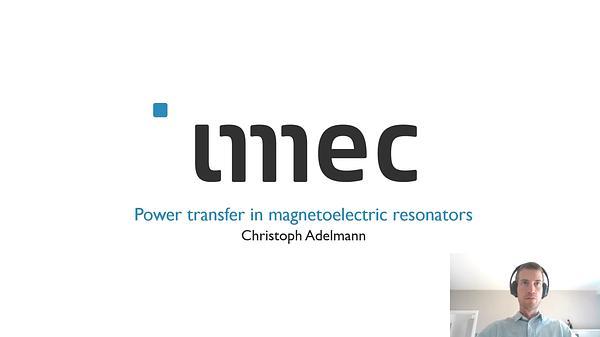 Power transfer in magnetoelectric resonators