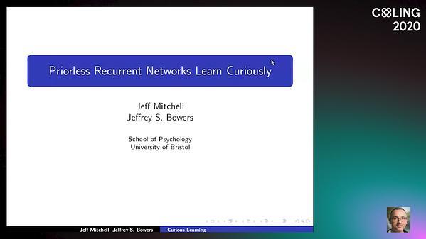 Priorless Recurrent Networks Learn Curiously