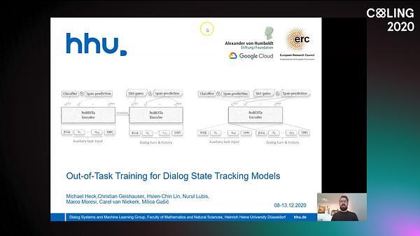 Out-of-Task Training for Dialog State Tracking Models