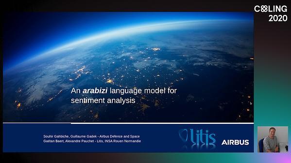 An arabizi language model for Sentiment Analysis