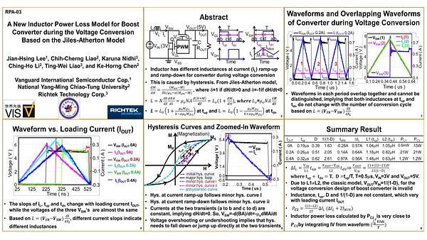 A New Inductor Power Loss Model for Boost Converter during the Voltage Conversion Based on the Jiles Atherton Model