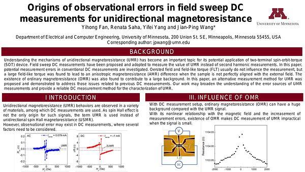 Origins of potential observational errors in field sweeping DC measurements for unidirectional magnetoresistance