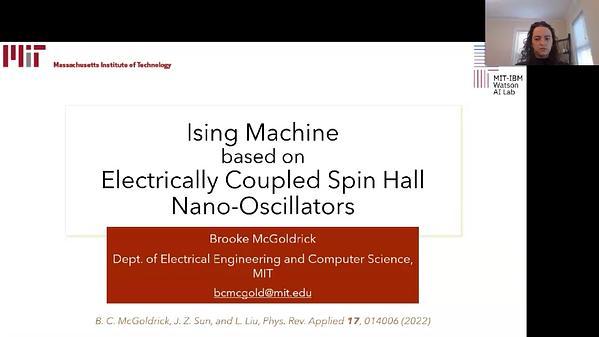 Ising Machine Based on Electrically Coupled Spin Hall Nano Oscillators