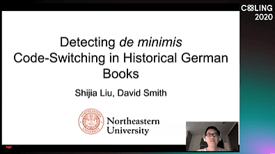 Detecting de minimis Code-Switching in Historical German Books