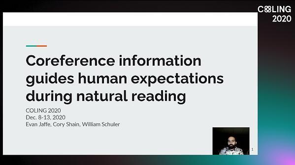 Coreference information guides human expectations during natural reading