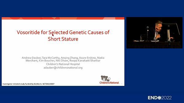 A Prospective Clinical Trial of Vosoritide in Selected Genetic Causes of Short Stature
