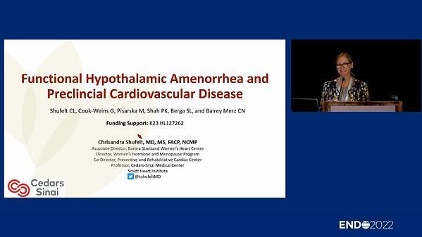 Functional Hypothalamic Amenorrhea and Preclinical Cardiovascular Disease