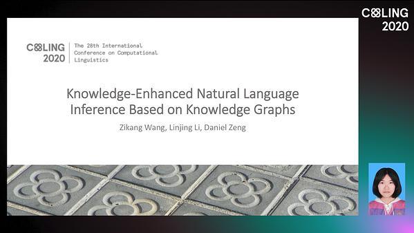 Knowledge-Enhanced Natural Language Inference Based on Knowledge Graphs