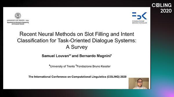 Recent Neural Methods on Slot Filling and Intent Classification for Task-Oriented Dialogue Systems: A Survey