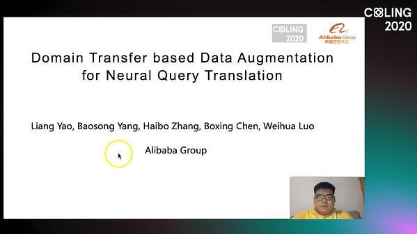 Domain Transfer based Data Augmentation for Neural Query Translation
