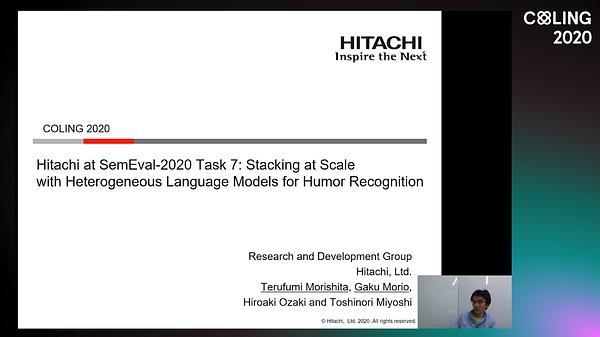 Hitachi at SemEval-2020 Task 7: Stacking at Scalewith Heterogeneous Language Models for Humor Recognition