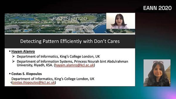 Detecting Pattern Efficiently with Don’t Cares