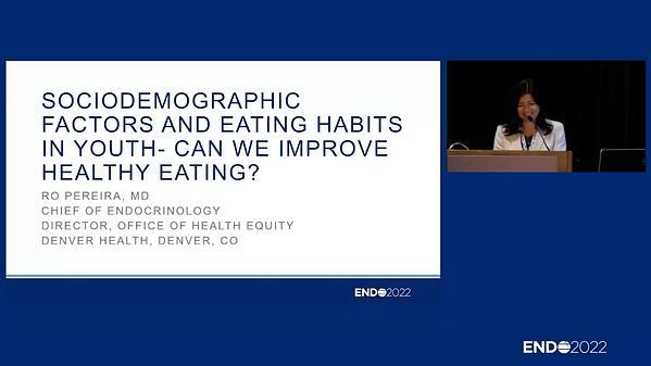 Racial and Ethnic Disparities in Adolescent Healthcare - Sociodemographic factors and eating habits: Can we improve healthy eating?