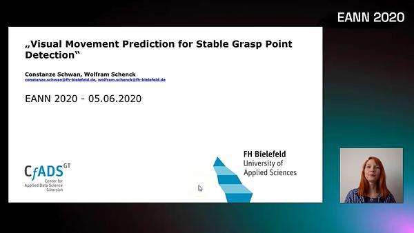 Visual Movement Prediction for Stable Grasp Point Prediction