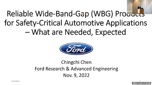 Reliable wide-bandgap (WBG) products for safety-critical automotive applications – what are expected