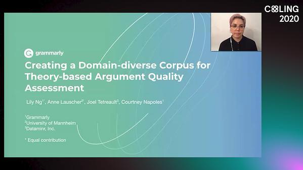 Creating a Domain-diverse Corpus for Theory-based Argument Quality Assessment