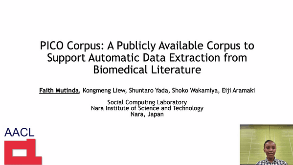 PICO Corpus: A Publicly Available Corpus to Support Automatic Data Extraction from Biomedical Literature