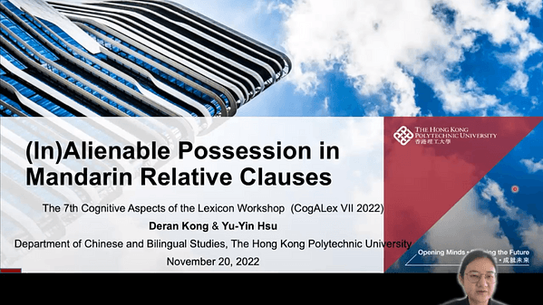 (In)Alienable Possession in Mandarin Relative Clauses