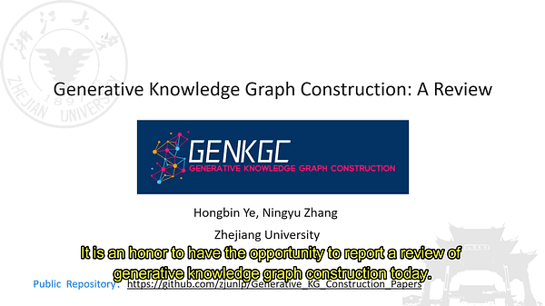 Generative Knowledge Graph Construction: A Review
