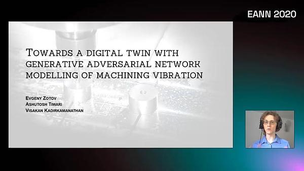 Towards a digital twin with generative adversarial network modelling of machining vibration