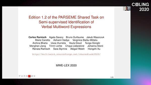 Edition 1.2 of the PARSEME Shared Task on Semi-supervised Identification of Verbal Multiword Expressions