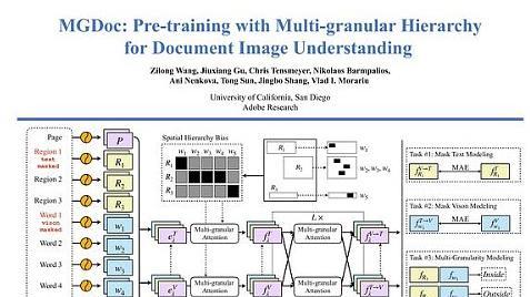 MGDoc: Pre-training with Multi-granular Hierarchy for Document Image Understanding