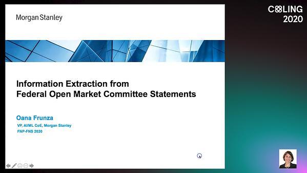 Information Extraction from Federal Open Market Committee Statements
